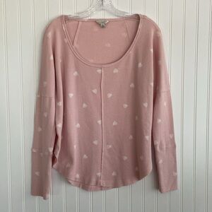 Lucky brand light pink top SIZE SMALL